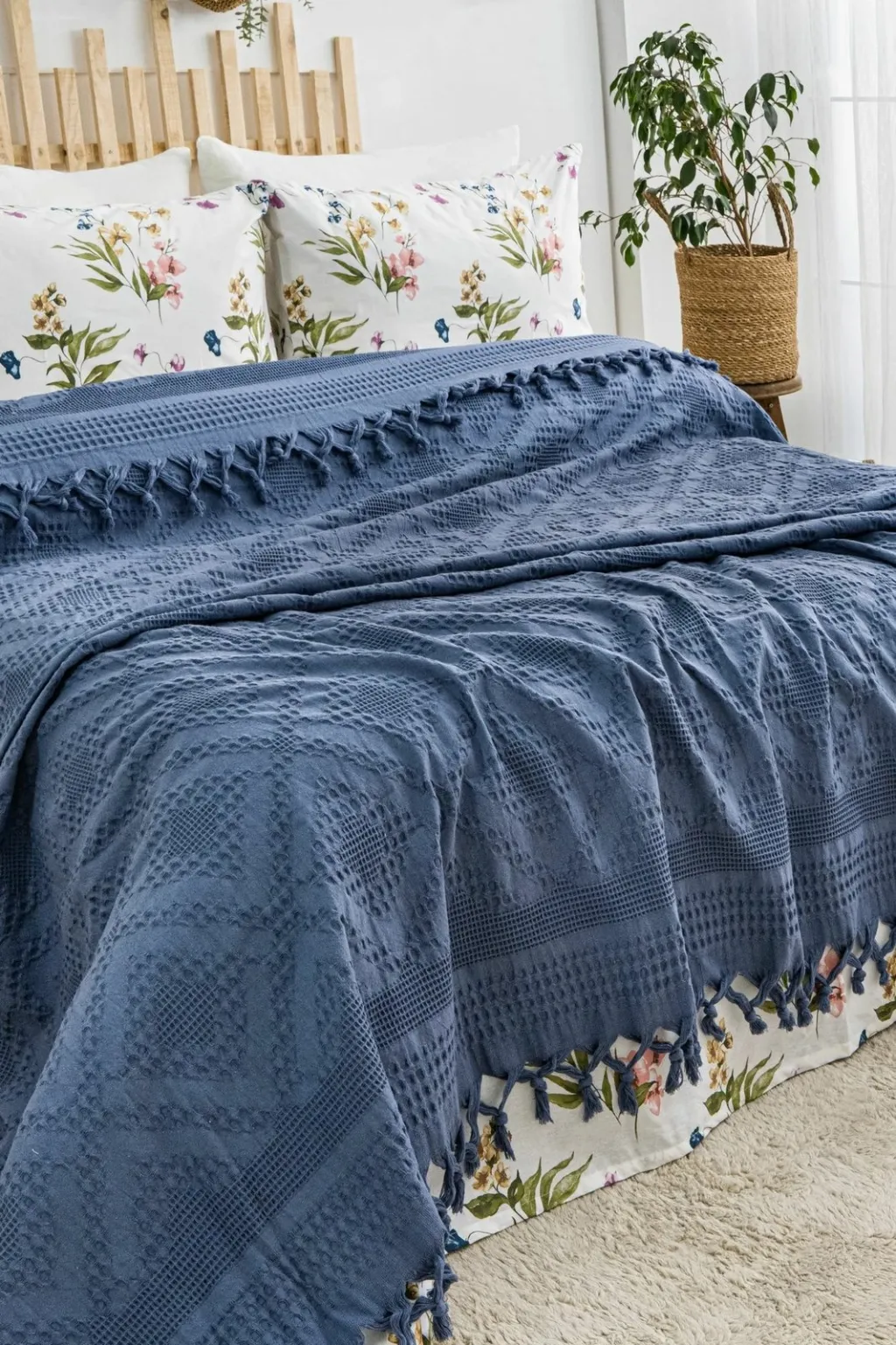 Set piké dopio, ngjyrë indigo, L'essentiel - 3