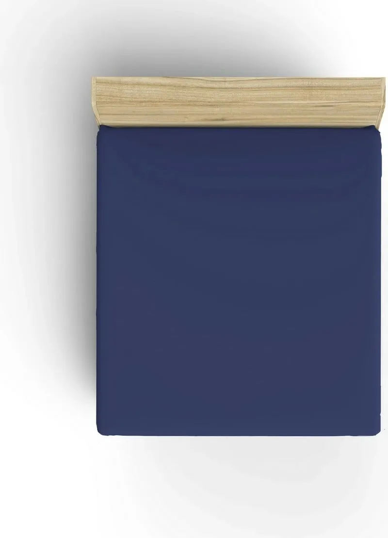 Çarçaf fitted Ranforce Double XL, ngjyrë Sax Blue, L'essentiel - 1