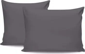 Set jastëkësh (2 copë), ngjyrë gri e errët, L'essentiel, 60x60cm