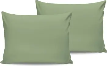 Set këllëfësh jastëku (2 copë), ngjyrë jeshile e çelët, L'essentiel