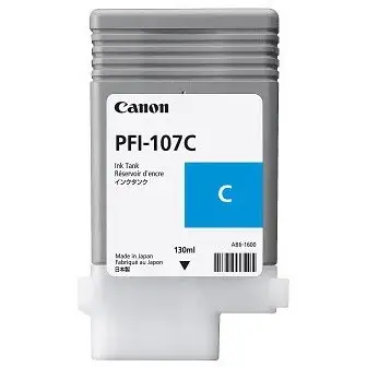 Toner Canon Tinte PFI-107C 6706B001 Cyan 130ml