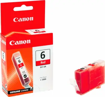 Karikator bojë Canon BCI-6R, i kuq, bojë pigment, 1 copë