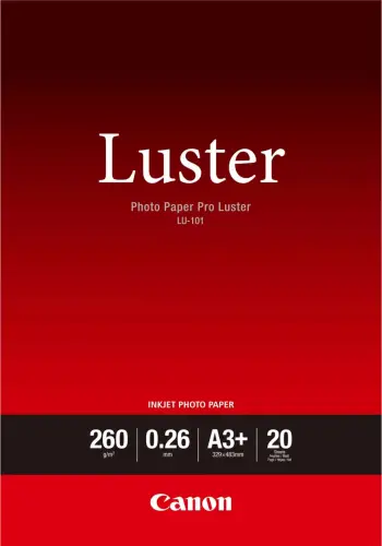 Letër fotografike për printer Canon LU-101, A3+, 20 fleta, 260g/m