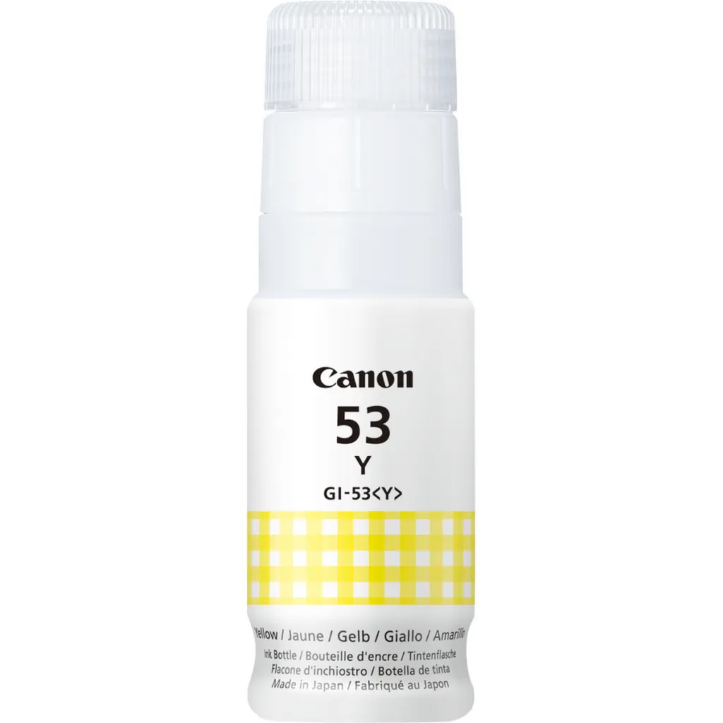 Shishe boje Canon GI-53Y, 60ml, e verdhë - 1