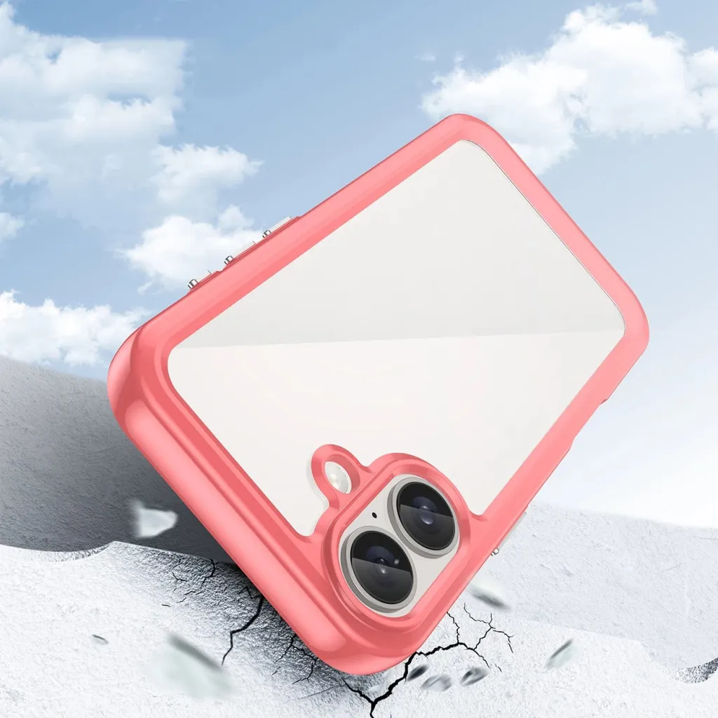 Mbështjellës Hurtel Outer Space Case për iPhone 16, i kuq - 3