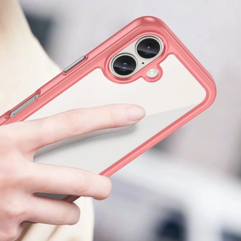 Mbështjellës Hurtel Outer Space Case për iPhone 16, i kuq - 5