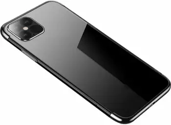 Mbështjellës Hurtel Clear Color 0.3mm për Samsung Galaxy S21+ 5G, TPU, i tejdukshëm/zi