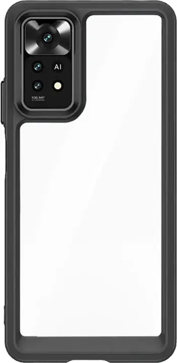 Mbështjellës Hurtel Outer Space Case për Xiaomi Poco M4 Pro 5G, silikon, i zi