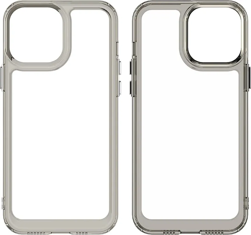 Mbështjellës Hurtel Outer Space Case për iPhone 13 Pro Max, hard cover me kornizë xheli, kaltër - 9
