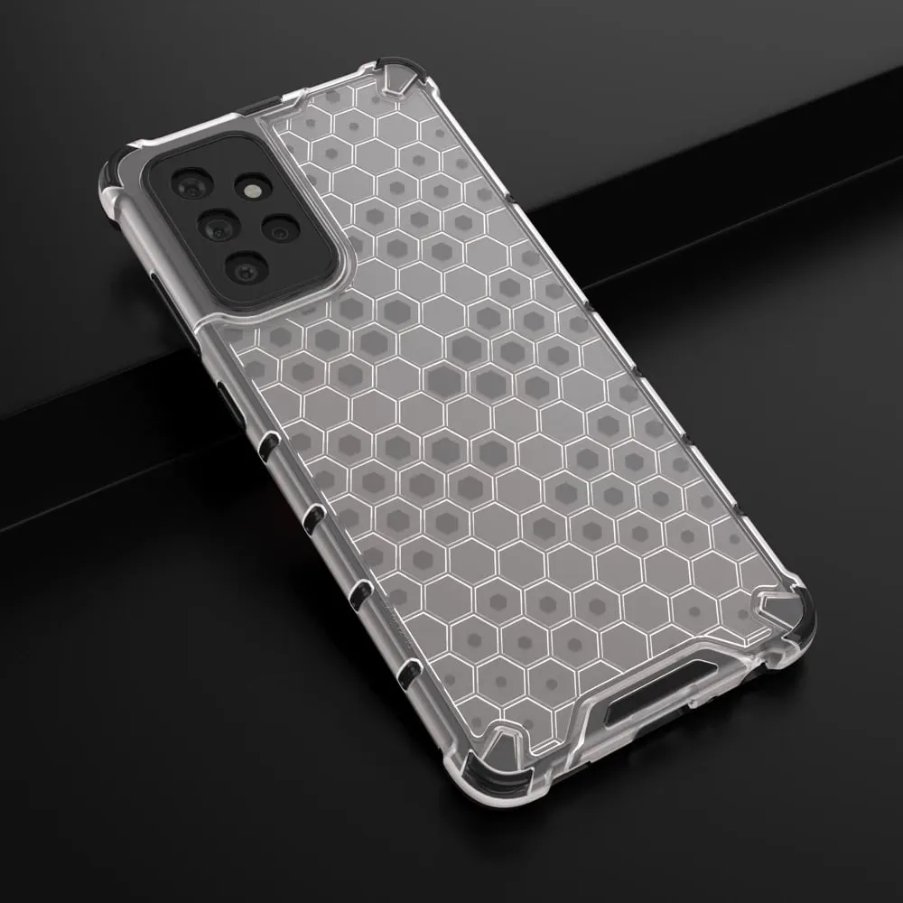 Mbështjellës Hurtel Honeycomb Case për Samsung Galaxy A72 4G, transparent - 14