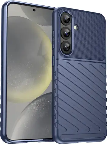 Mbështjellës Hurtel Thunder Case për Samsung Galaxy S25+, TPU, Kaltër