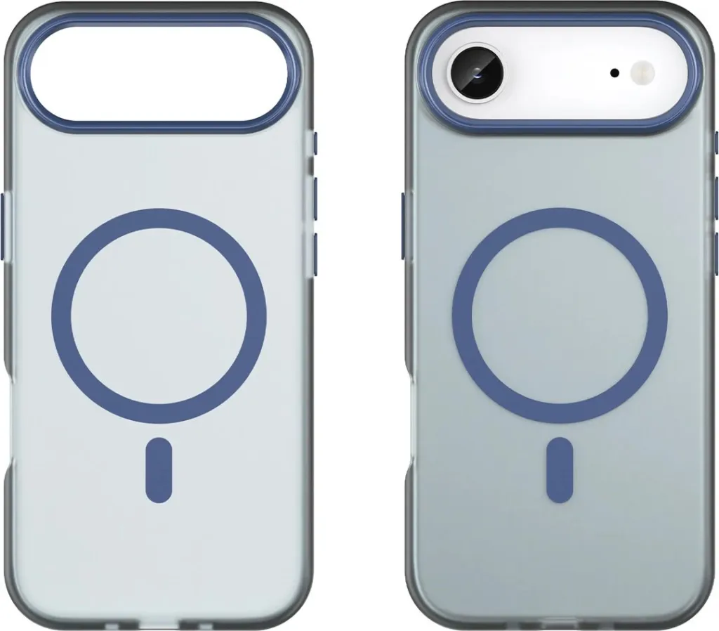 Mbështjellës Hurtel për iPhone 17 Air, MagSafe, TPU/PC, Blu mat - 2