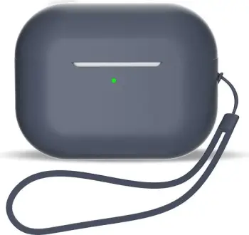 Mbështjellës silikoni Hurtel për AirPods 3 me rrip dore, Blu