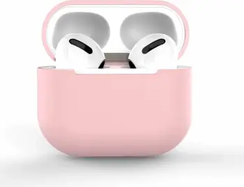 Mbështjellës për AirPods Hurtel, për Apple AirPods 1/2, silikon i butë, rozë