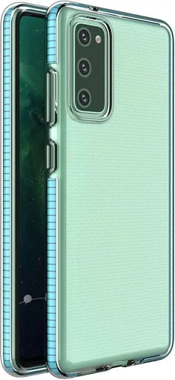 Mbështjellës Hurtel Spring Case për Samsung Galaxy A72, TPU, i tejdukshëm/kaltër