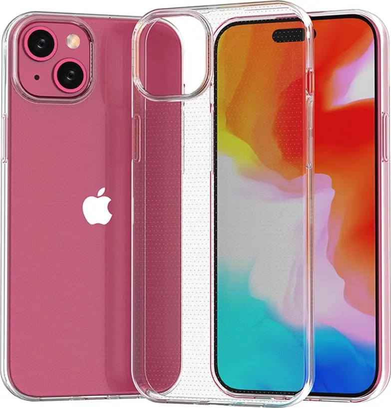 Mbështjellës Hurtel Ultra Clear për iPhone 15 Plus, Transparent - 7