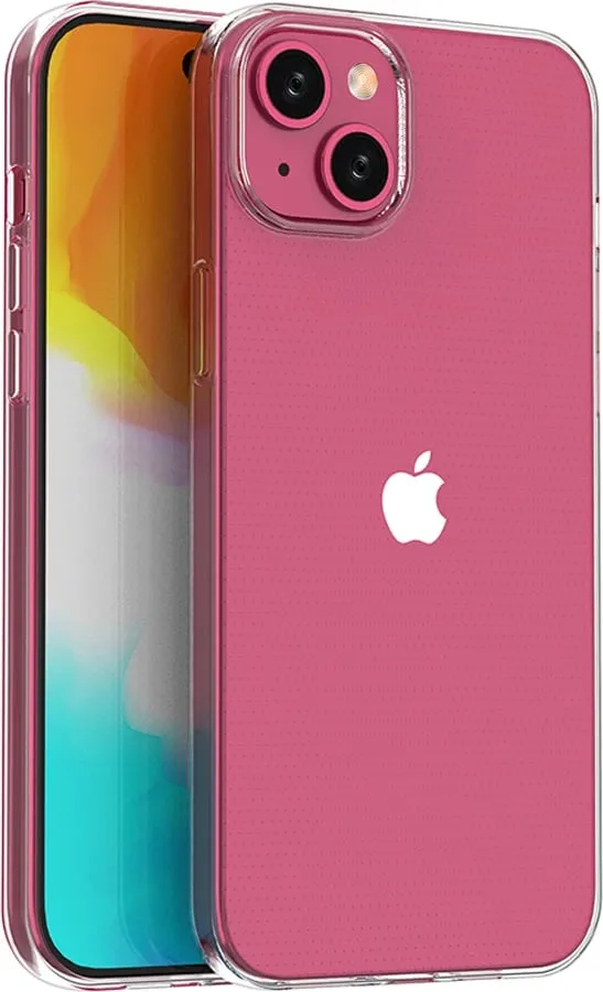 Mbështjellës Hurtel Ultra Clear për iPhone 15 Plus, Transparent - 8