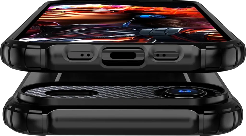 Mbështjellës Hurtel Hybrid Armor për iPhone 17 Air, i zi - 9
