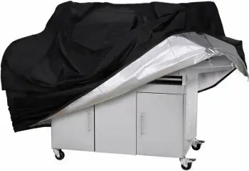 Mbulesë mbrojtëse Hurtel XL për grill, biçikletë, motoçikletë, mobilje kopshti, e zezë