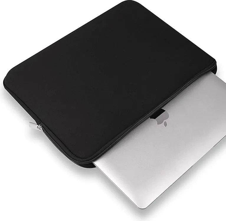 Çantë mbrojtëse për laptop Hurtel Universal, 14", neopren, e zezë - 3