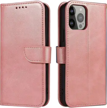 Mbështjellës magnetik Hurtel për Xiaomi Redmi Note 12 5G / Poco X5 5G, flip, portofol, rozë
