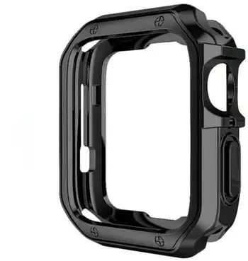 Kornizë mbrojtëse Hurtel Soft Strong për Apple Watch Ultra 1/2 49mm, TPU, e zezë