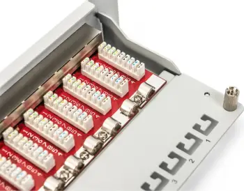 Patch panel Digitus Cat6a 12-port 10 inç gri