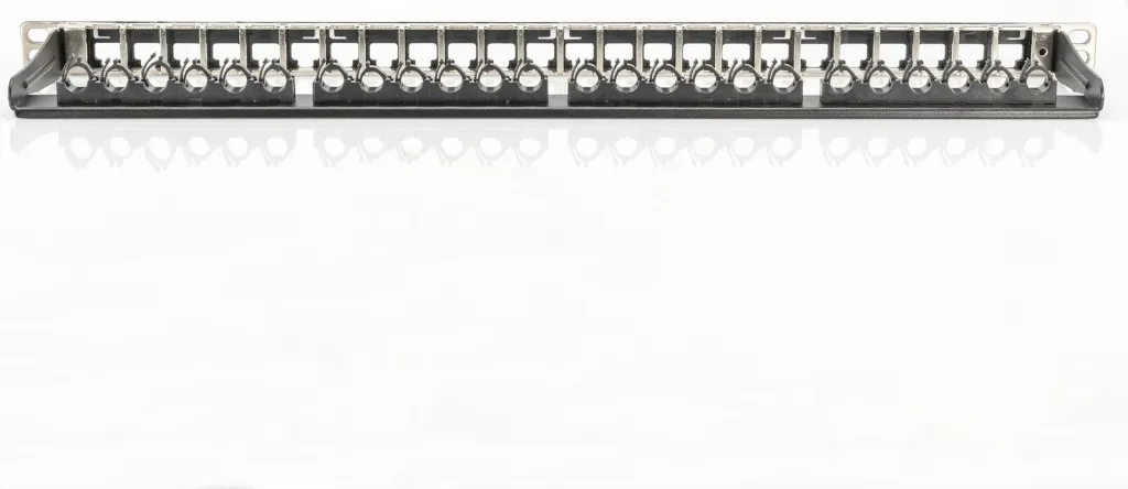 Patch panel Digitus modular Cat6a 24 porta, 0.5U, i zi - 1