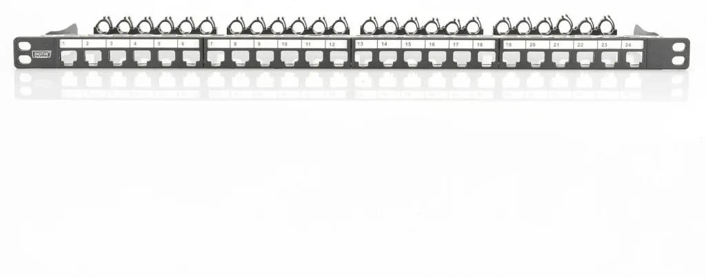Patch panel Digitus modular Cat6a 24 porta, 0.5U, i zi - 3