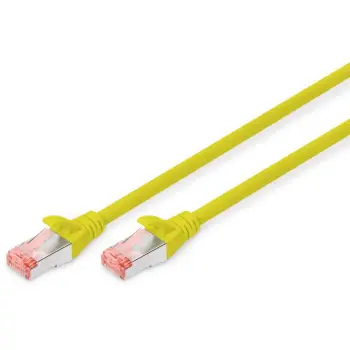 Kabllo rrjeti Digitus Cat6, 10m, S/FTP, RJ-45, e verdhë