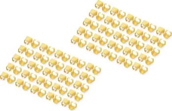 Klipë kabllo Digitus për RJ45, 100 copë, PVC, e verdhë