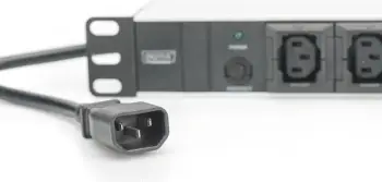 Kabllo vazhduese Digitus DN-95404, PDU, 19", 10 priza, e zezë