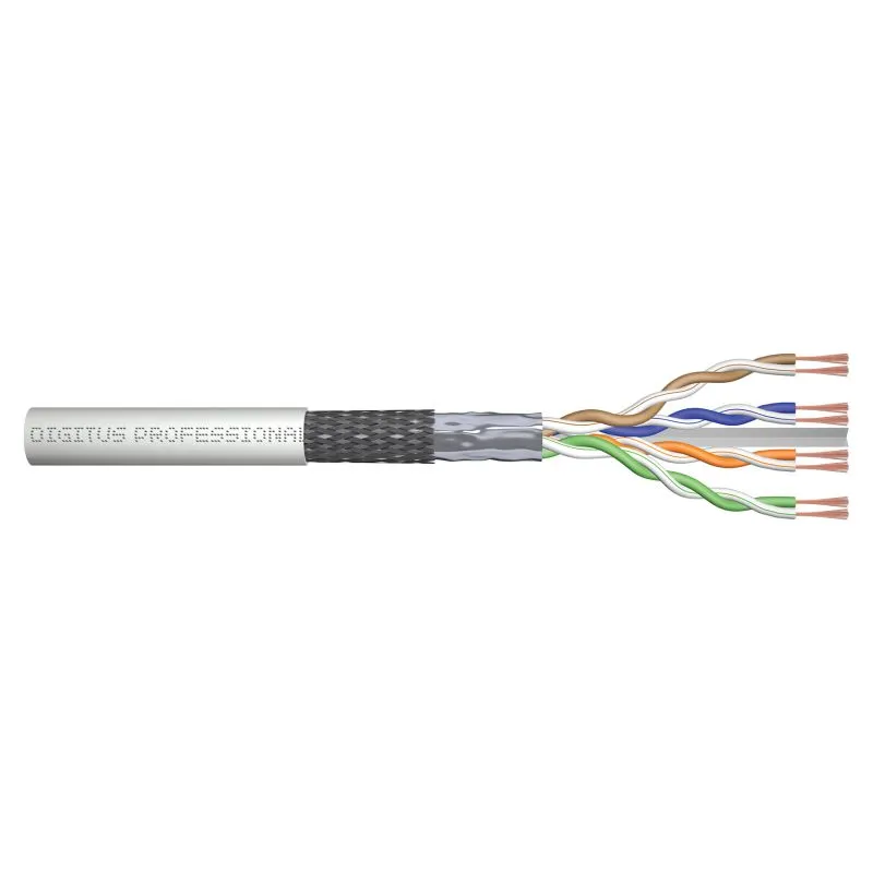 Kabllo rrjetit Digitus Cat6 SF/UTP 305m, LSZH, gri - 1