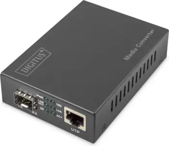 Konvertues rrjeti Digitus 10 Gigabit, SFP, 1x RJ45, 1000/2500/5000/10000 Mbit/s, i zi