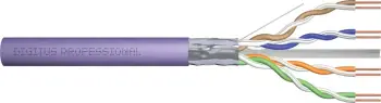 Kabllo rrjeti Digitus Cat6 F/UTP, 100m, LSZH, violet