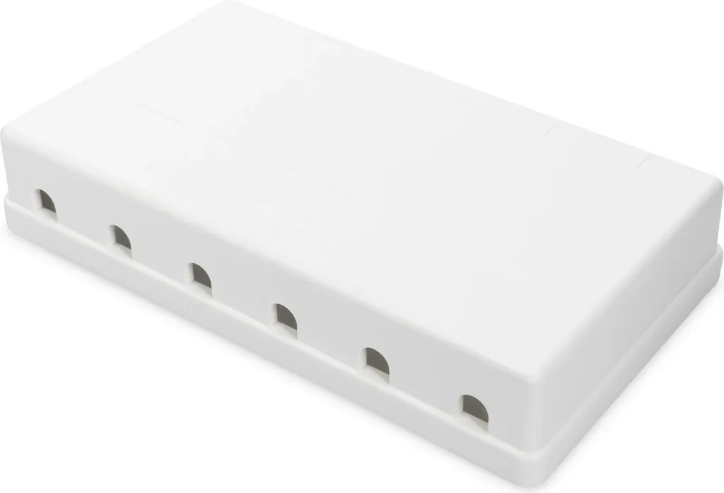 Kutijë konsolidimi Digitus për 6 Keystone, plastikë, e bardhë - 1