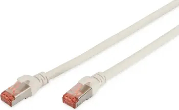 Kabllo rrjeti Cat6 Digitus S/FTP 5m, set 10 copë, RJ-45, e bardhë