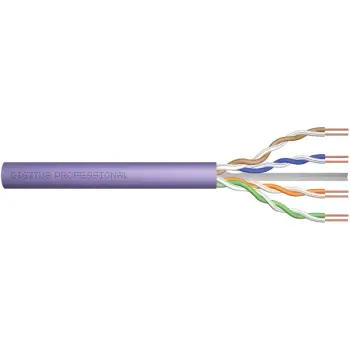 Kabëll rrjeti Digitus Cat6, 100m, U/UTP, Violet