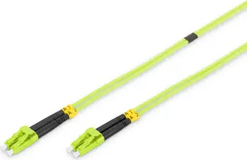 Kabllo Digitus Fiber Optic Patchcord LC, 10m, e kaltër