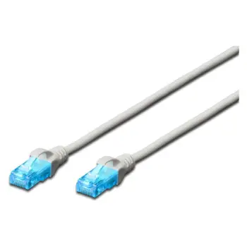 Kabllo rrjeti Digitus Cat5e U/UTP 10m, RJ-45, ngjyrë hiri