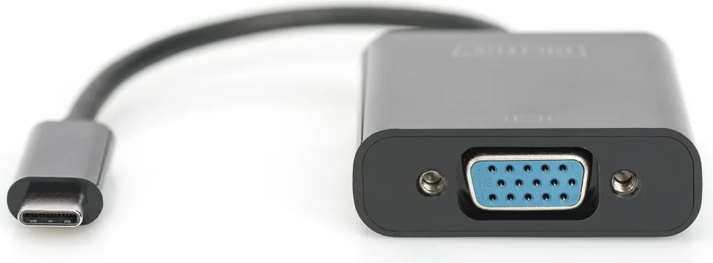 Adapter USB-C në VGA Digitus, 19.5cm, i zi - 3