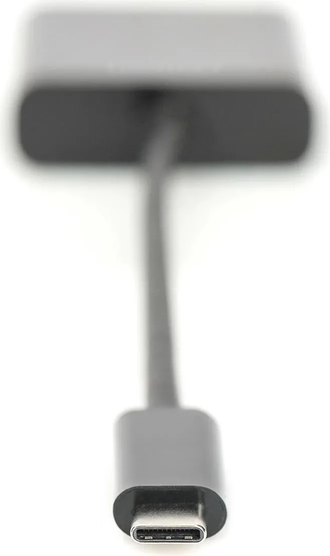 Adapter USB-C në VGA Digitus, 19.5cm, i zi - 5