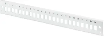 Panel frontal Digitus LWL Spleißbox 1U 24xLC DX, gri
