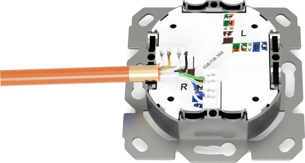 Prizë rrjeti Digitus CAT 6A, 1x RJ-45, e bardhë - 4