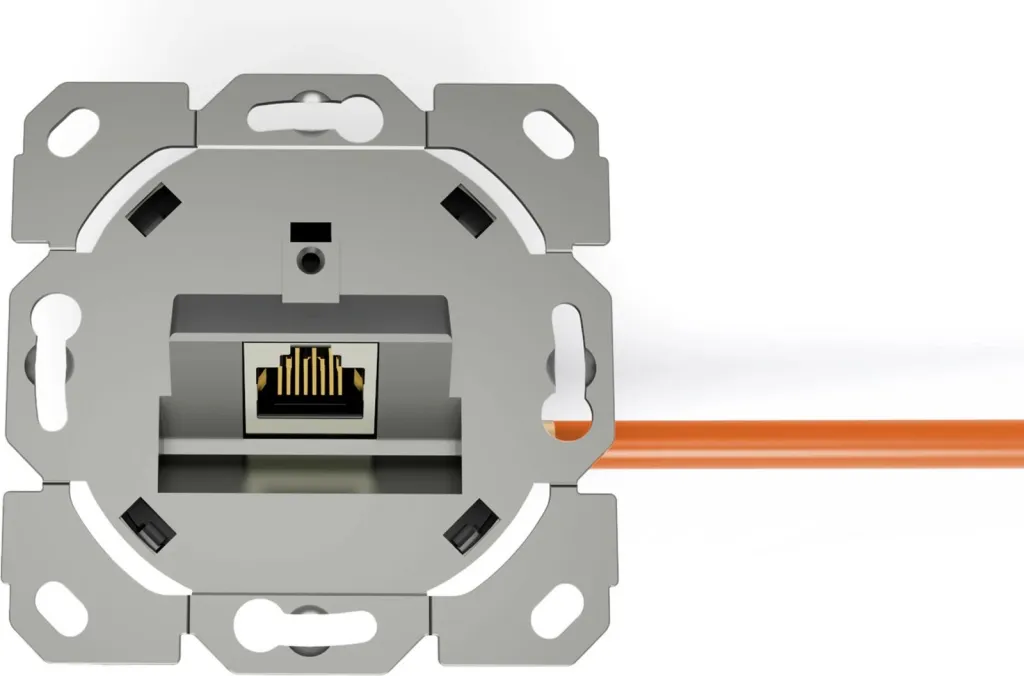 Prizë rrjeti Digitus CAT 6A, 1x RJ-45, e bardhë - 6