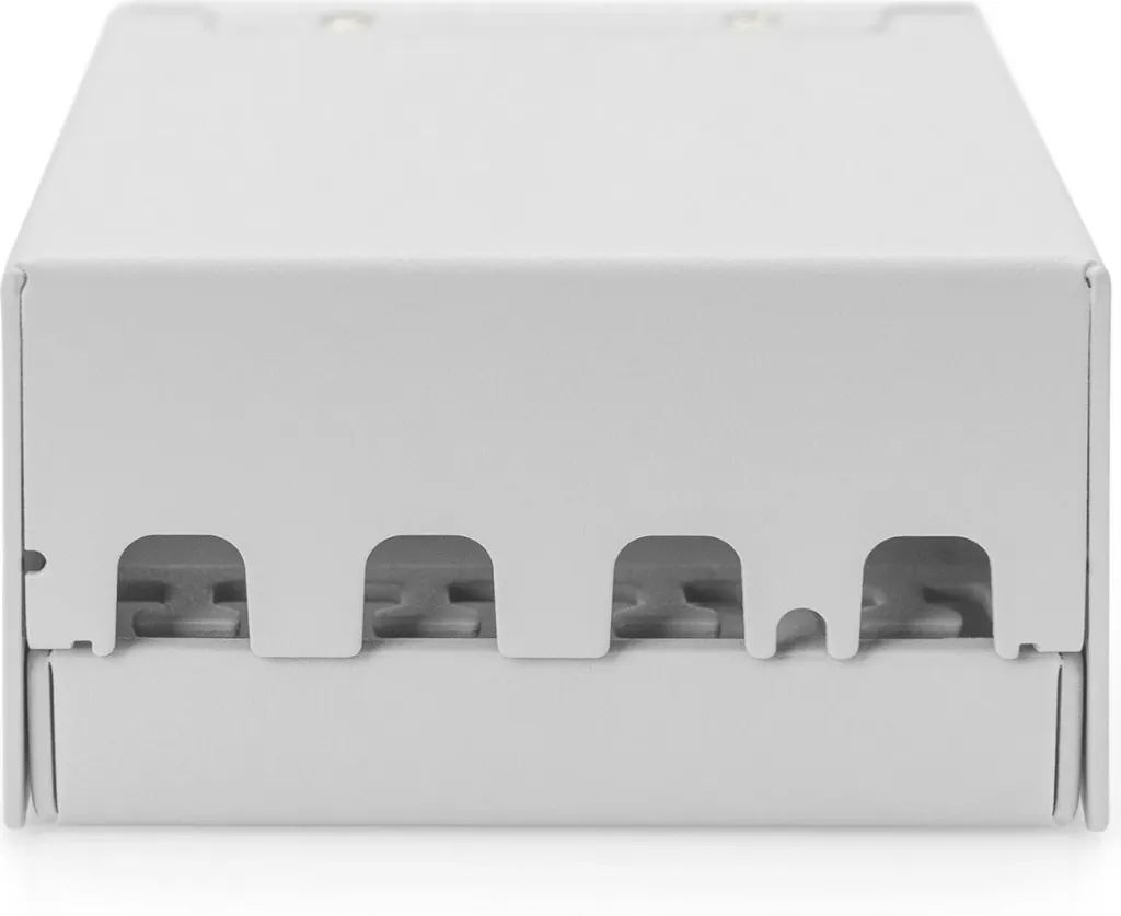 Patchpanel Digitus 4-portë, kasë çeliku, montim në mur, gri - 4