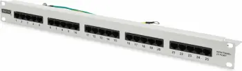 Patchpanel Digitus 25-port Cat3, 1U, gri