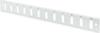 Panel frontal Digitus LWL Spleißbox 1U, 12x SC DX, gri