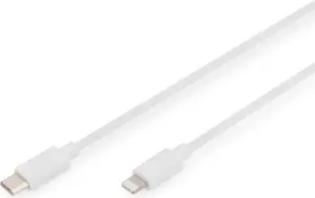 Kabllo USB-C në Lightning Digitus 2m, e bardhë