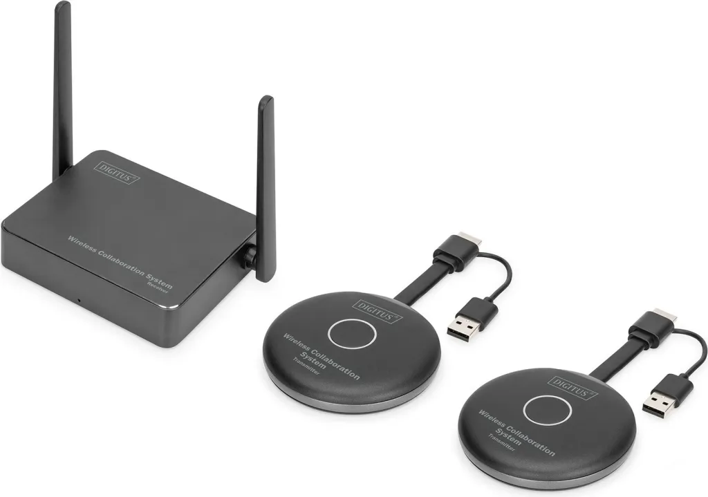 Sistem wireless prezantimi Digitus AV, HDMI, 4K, deri 50 m - 1